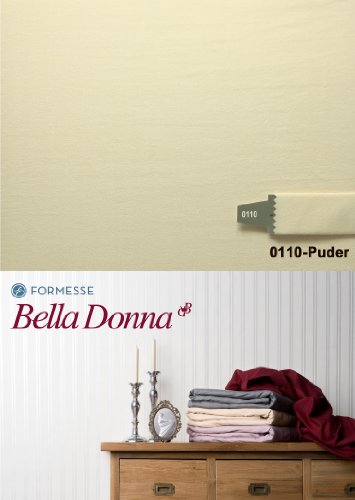 Bella Donna Jersey Spannbettlaken 180/200 - 200/220 (0110) Puder