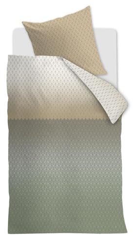 Beddinghouse Ariel bettwäsche-Set 2 TLG. - 135x200 - Blaugrün - Mako-Satin Lyocell - mit Reißverschluss