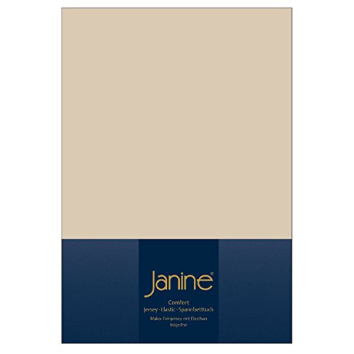Janine Elastic-Jersey-Spannbettt uch 5002 Fb 29 sand 90x190 - 100x220