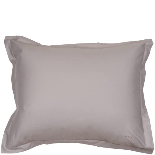 GANT Sateen Kopfkissenbezug einzeln Farbe Moon grau Größe 40x40 cm