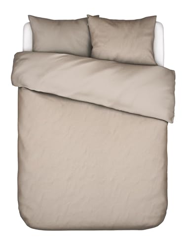 ESSENZA Bettwäsche Philippine Oatmeal, 200x200 + 2X 80x80 cm - 65% Baumwolle, 35% Polyester 300TC - Blumen