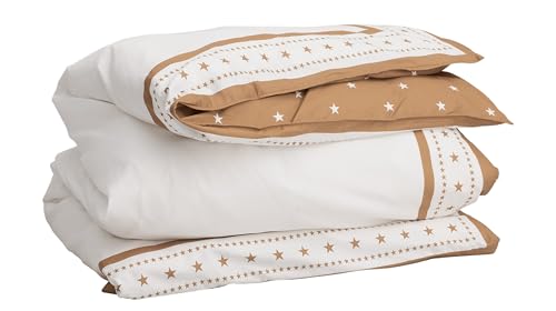 GANT Stars Bettdeckenbezug einzeln Farbe WARM Khaki Größe 135x200cm