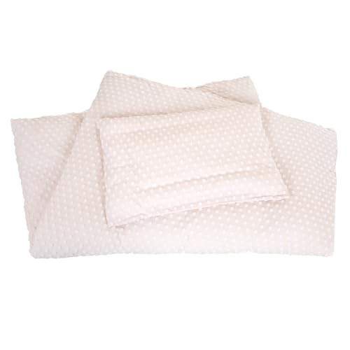 roba Kinderbettwäsche Frosty Almond 100 x 135 cm - Bettwäsche Set 2-teilig - Bio Baumwolle - GOTS und Oeko-Tex 100 zertifiziert - Beige