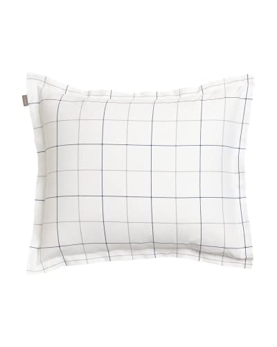 GANT Twill Check Pillowcase Indigo Blue 80X80