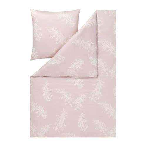 Estella Mako Interlock Jersey Bettwäsche Rosalina Flieder 1 Bettbezug 155 x 220 cm + 1 Kissenbezug 80 x 80 cm