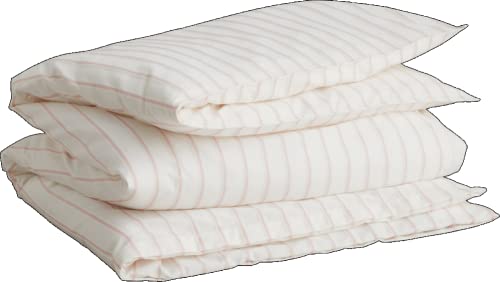 GANT Dobby Stripe Bettdeckenbezug einzeln Farbe Warm Sienna Größe 135x200