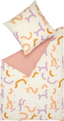 ESPRIT Home Bettwäsche-Garnitur Crinkles Farbe rosé Größe 140x200+70x90