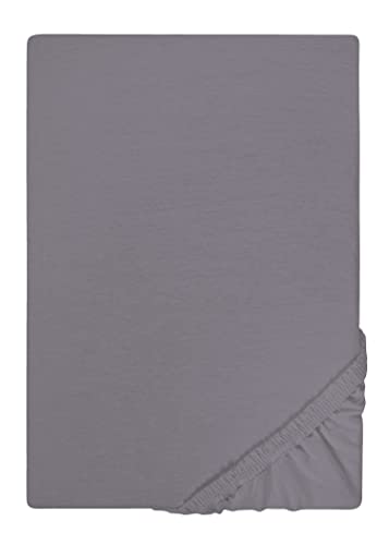biberna Jersey-Spannbetttuch 0077155 Silber/grau 1x 180x200 cm - 200x200 cm biberna Jersey-Spannbetttuch 0077155 Silber/grau 1x 180x200 cm - 200x200 cm