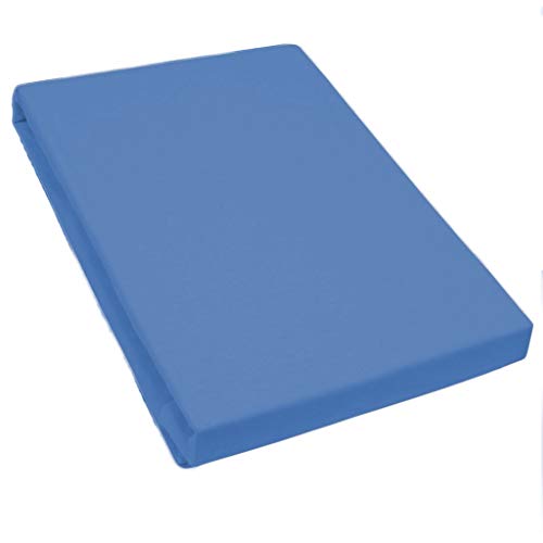 Formesse Bella-Donna Jersey Spannbettlaken azur, 140x200 - 160x220 cm