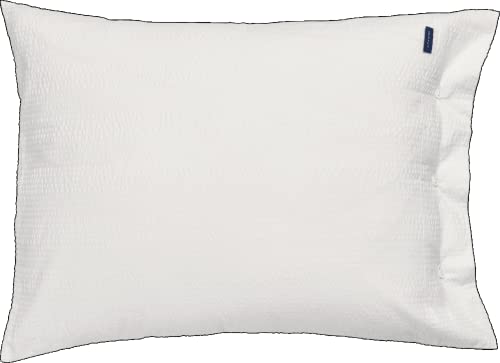 GANT Seersucker Kissenbezug einzeln Farbe White Größe 80x80