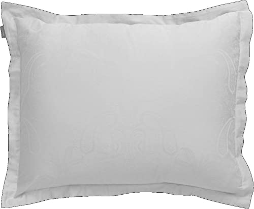 GANT Jacquard Paisley Kissenbezug einzeln Farbe Light Grey Größe 40x80