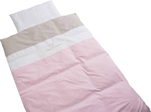 Be Be's Collection 220-60 Bettwäsche Kleine Prinzessin neu rosa 100 x 135