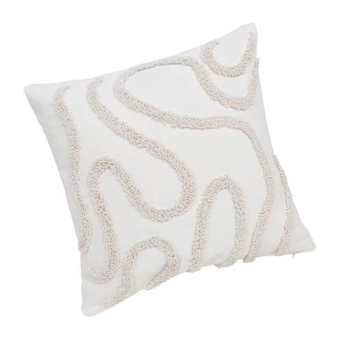 Chevnzev Elegante Skandinavische Kissenbezüge Stickereien Kissenbezug Bettwäsche Textur Hiddens Reißverschlüsse Für Innenraum Bohemians Sofa Kissen Abdeckung