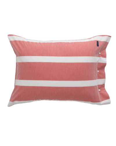 GANT Oxford Stripe Kissenhülle einzeln 80x80cm Farbe Bright RED