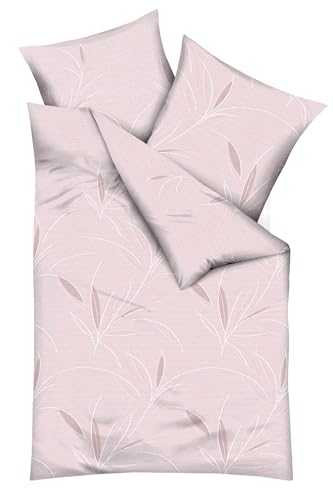 Kaeppel Bettwäsche Organic - 100% Baumwolle (Mako Satin) (Rosé 645, 1 x 80x80 + 1 x 135x200 cm)