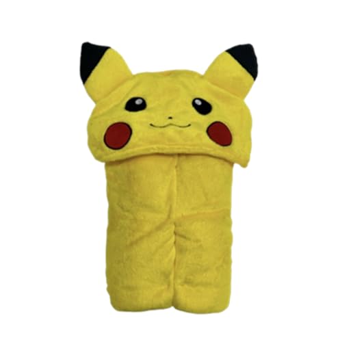 Pikachu Homadict – Kuscheldecke mit Kapuze, Pokémon, 120 x 150 cm, weich & bequem, offizielles Lizenzprodukt, Gelb