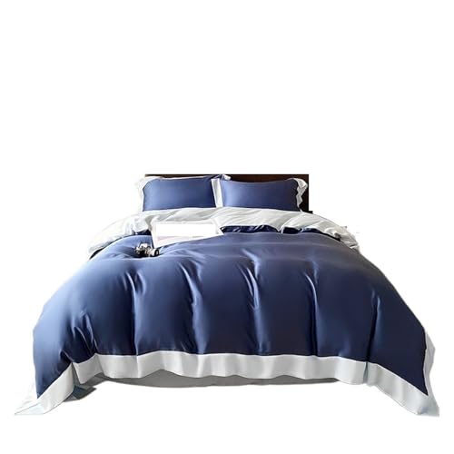 Generisch Kompatibel mit Seiden-Bettbezug-Set, Kissenbezug, Bettwäsche(006,Queen)