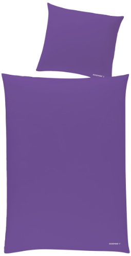 Global Labels G 17 700 WSC89 117 Chemsee Solid Bettwäsche, Mako-Satin 135 x 200 cm, Bettbezug und Kissenbezug 80 x 80 cm