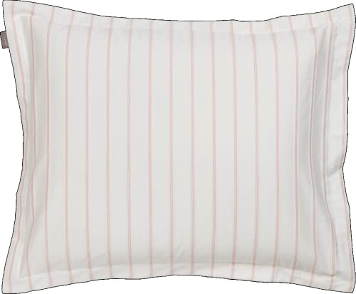 GANT Dobby Stripe Kissenbezug einzeln Farbe Warm Sienna Größe 80x80