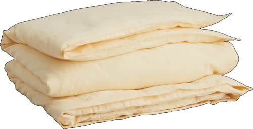 GANT Baumwoll-Leinen Bettdeckenbezug einzeln Farbe Butter Yellow Größe 135x200