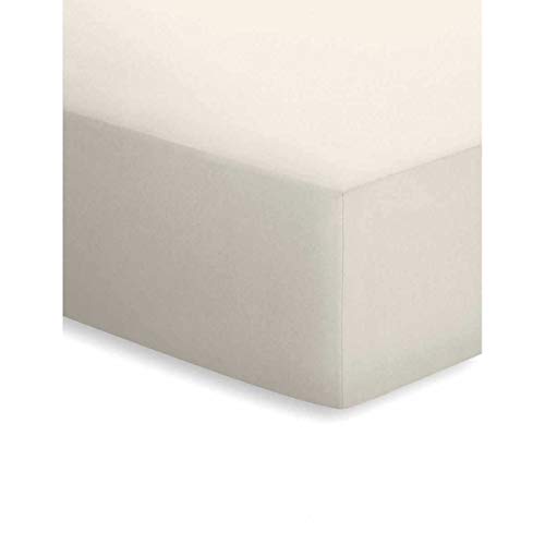 schlafgut Mako-Jersey Bettwäsche mit Aloe Vera in 49 Farben und 4 Größen 50041, 100% Baumwolle, Linen, 90 x 190 cm