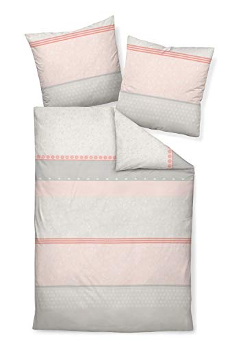 Janine Design Feinbiber Bettwäsche Davos 65020-01 1 Bettbezug 135 x 200 cm + 1 Kissenbezug 80 x 80 cm