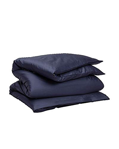 GANT Sateen Bettdeckenbezug einzeln Farbe Sateen Blau Größe 200x220cm Einfarbig Uni