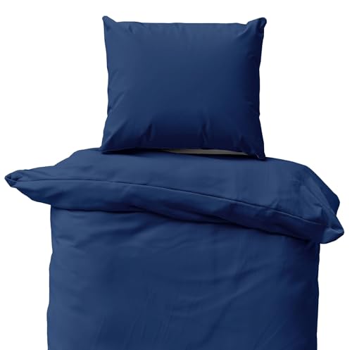 Leonado Vicenti Bettwäsche Baumwolle 155x220 Einfarbig Uni Premium Renforce als 2teilig 3teilig 4teilig Reißverschluß