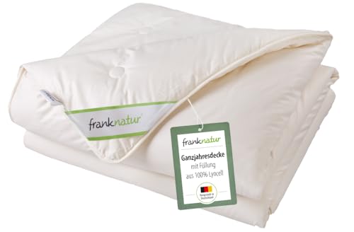 franknatur Ganzjahresdecke 135x200 Bettdecke Lyocell Tencel Bio Baumwolle