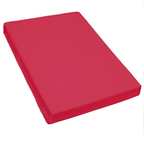 Bella Donna Spannbetttuch Rot 180/200-200/220cm