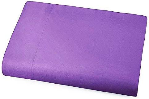 Bettlaken aus ägyptischer Baumwolle mit Fadenzahl 500, luxuriöses Oberlaken für King-Size-Betten in kräftigem Violett – weiche, atmungsaktive Hotelqualität für ultimativen Komfort