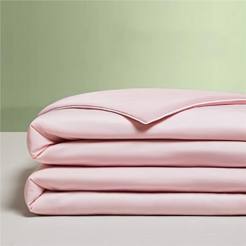 ZJEQZH Cooling Blanket & Kühlmatte - Kühldecken Zum Schlafen mit Kühlfasern, Bettwäsche Aus Eisseide für Sommer, Atmungsaktiv und Schweißabsorbierend(Pink ,105 x 150 cm)