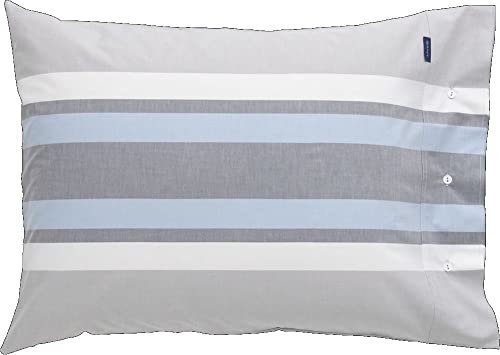 Oxford Stripe Pillowcase Grey 80X80