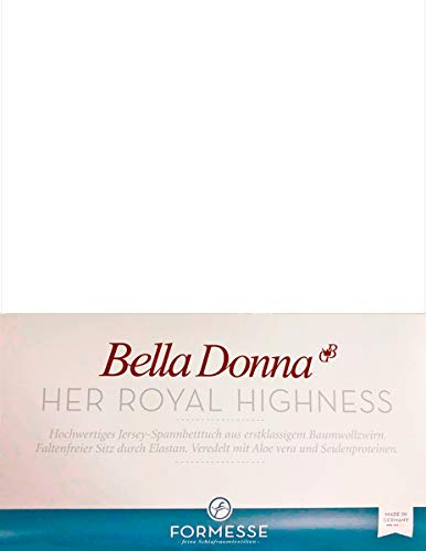 Formesse Spannbettlaken Jersey Bella Donna 1000 Weiss
