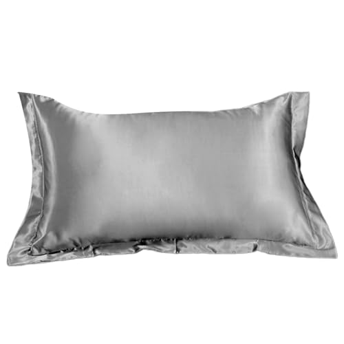 Oxxggkao Kissenbezug, Kissenbezug aus künstlicher Seide, Ärmel, Haltbarkeit, farbecht, unsichtbares Reißverschlussmuster, einfache Entfernung, weiche Bettwäsche
