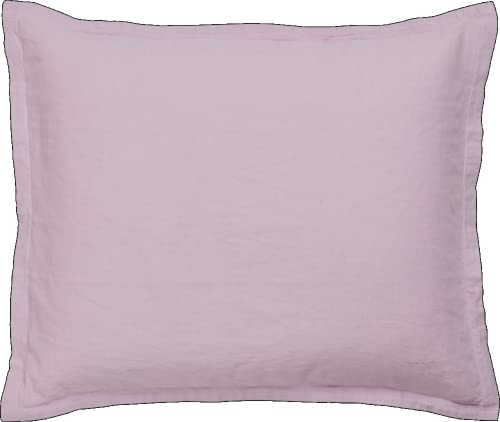 GANT Baumwoll-Leinen Kissenbezug einzeln Farbe Soothing Lilac Größe 80x80
