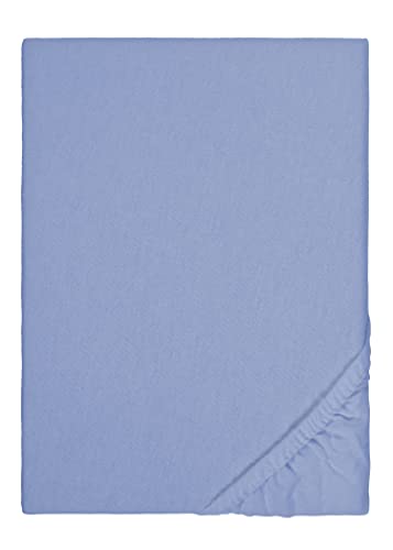biberna Feinbiber-Spannbetttuch 0002744 blau 1x 90x190 cm - 100x200 cm biberna Feinbiber-Spannbetttuch 0002744 blau 1x 90x190 cm - 100x200 cm