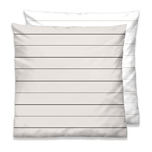 biberna 0636044 Mix & Match Kopfkissenbezug Mako-Baumwoll-Satin 1x 80x80 cm, taupe