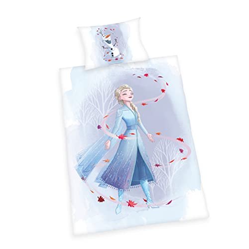 Herding Disney's Die Eiskönigin 2 Bettwäsche-Set, Mehrfarbig, 40 x 60 cm, 100 x 135 cm