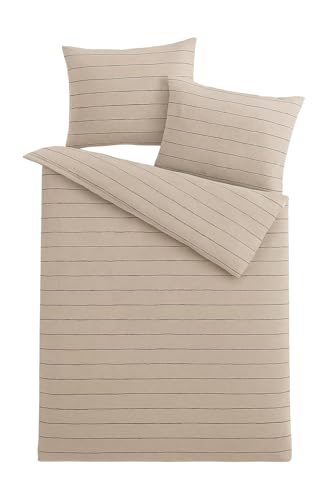 jilda-tex Biber Bettwäsche Made IN Germany Melange 135x200 cm + 80x80 cm 100% Baumwolle Feinbiberbettwäsche Edel-Flanell Verschiedene Größen/Farben (Stripes Beige, 135 x 200 cm) jilda-tex Biber Bettwäsche Made IN Germany Melange 135x200 cm + 80x80 cm 100% Baumwolle Feinbiberbettwäsche Edel-Flanell Verschiedene Größen/Farben (Stripes Beige, 135 x 200 cm)
