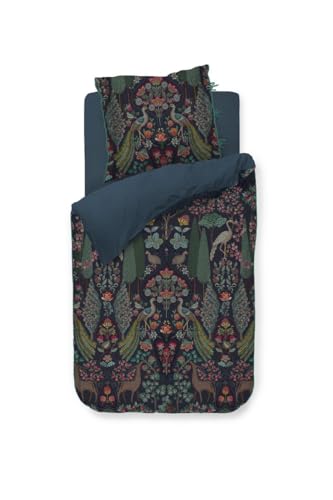  Perkal Bettwäsche Garnit ur Pavoni Farbe Dark Blue Größe 135x200