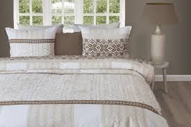 HNL Bettwäsche 155 x 220 cm Flanell - Lech Off-White
