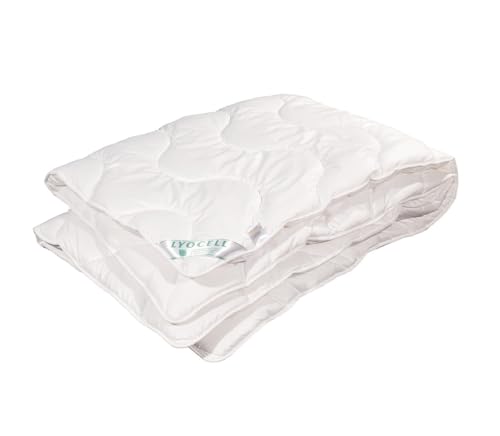 extra warme Winterdecke Lyocell Tencel Lenzing 100% Natur Trio Decke (135x200 cm)