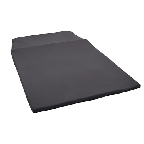 Black Forest Fox Spannbettlaken Ford Nugget V710 ab 2024 – Passgenau für Aufstelldach/Pop-Up-Roof, ägyptische Baumwolle (Spannbettlaken V710 Pop-Up Grau)