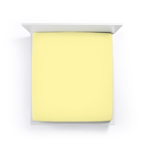 Formesse Spannbettlaken Bella Donna Jersey, Größe 90x190-100x220, Farbe 0091 Hellgelb
