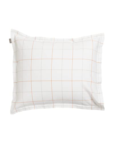 GANT Twill Check Kopfkissenbezug einzelnbezug Dry Sand Größe 80x80cm Kariert Bezüge