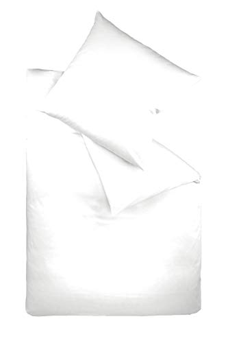 Fleuresse 9200 colours Interlock Jersey Bettwäsche aus 100% Baumwolle, Ökotex Standard 100, 135 x 200 cm, weiß