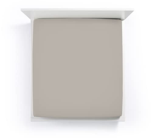 Formesse – Bella Donna Premium. Luxus Jersey Spannbettlaken 90x190-100x220cm - bis 30cm Höhe - Baumwollzwirn,3% Elastan, Aloe Vera, Arganöl, merzerisiert/Spannbetttuc h aus Deutschland in Platin