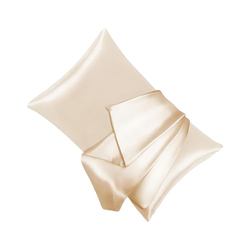 Kissenbezug Aus Maulbeerseide – Weicher, Atmungsaktiver Kissenbezug Mit Reißverschluss | Natürliche Seidenbettwäsche Für Frauen | Ideal Für Mädchen, Mutter, Ehefrau | Perfekt Für Zuhause, Schlafzimmer