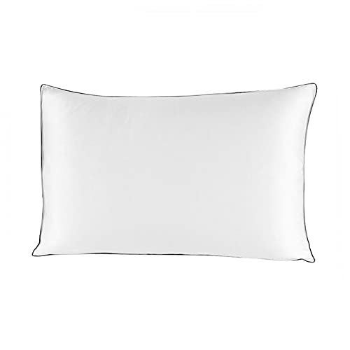 ZSREYFNB Kissenbezug Maulbeerseide Kissenbezug Echte Seide Schützen Haar Haut Kissenbezug Bettwäsche Kissenbezüge KissenbezüGe(Natural White)
